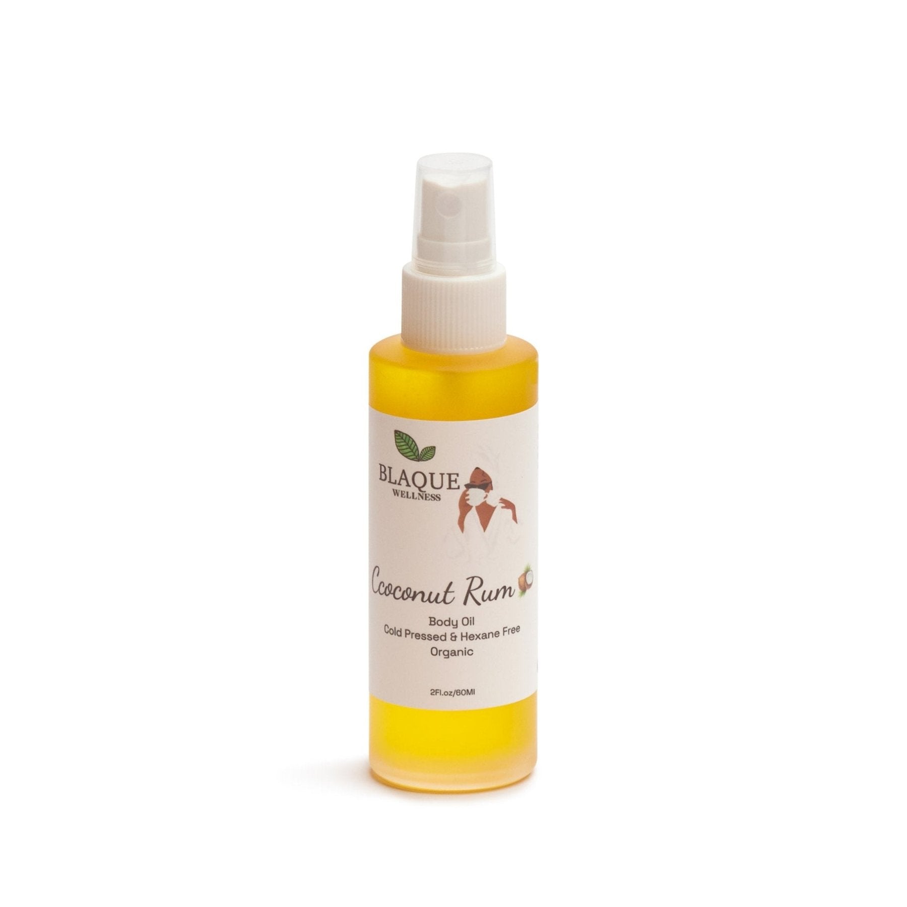 Coconut Rum (Scented Body Oil) - Luxurious & Long - Lasting - Blaque Wellness