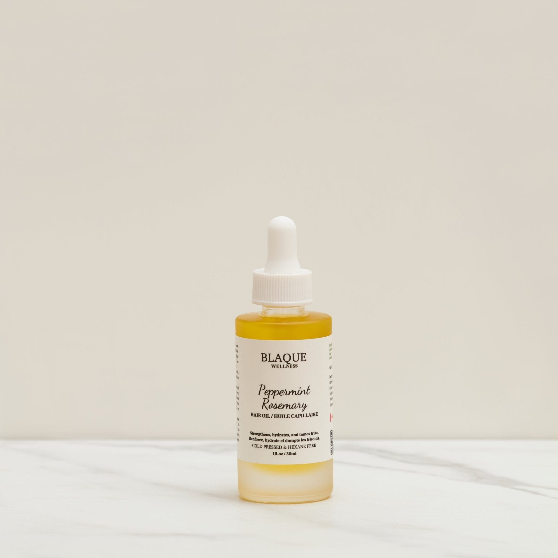 Rosemary & Peppermint Hair Oil for Growth & Scalp Nourishment - Blaque Wellness