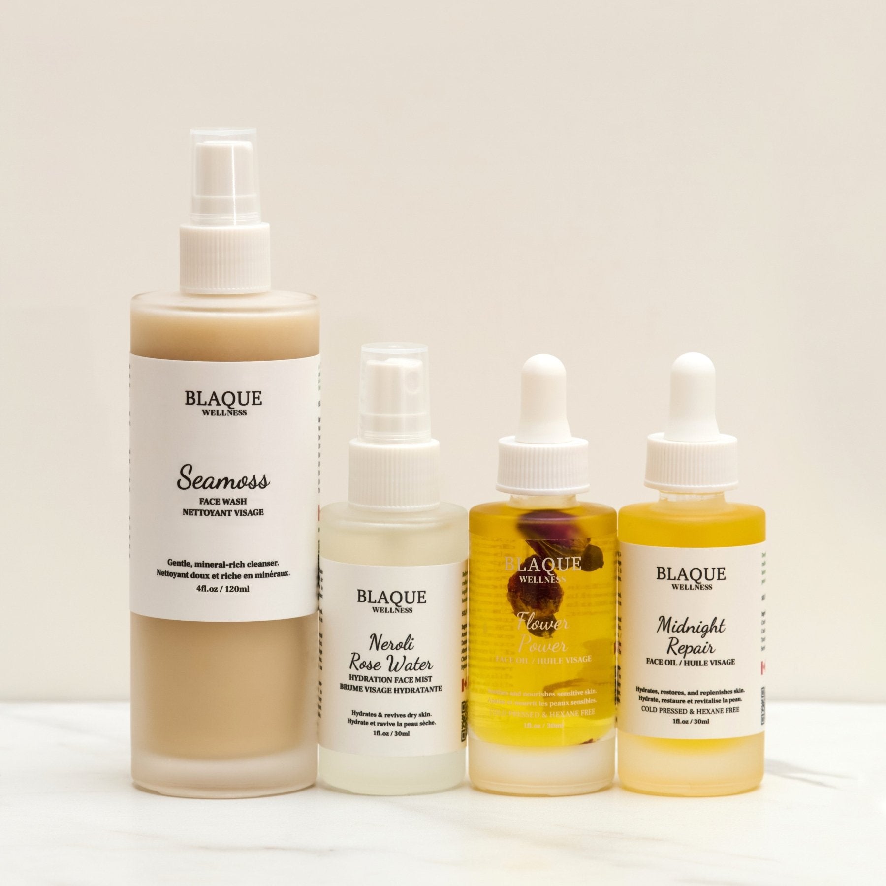 Complete Face BUNDLE - Effective Skincare Routine, Day & Night - Blaque Wellness