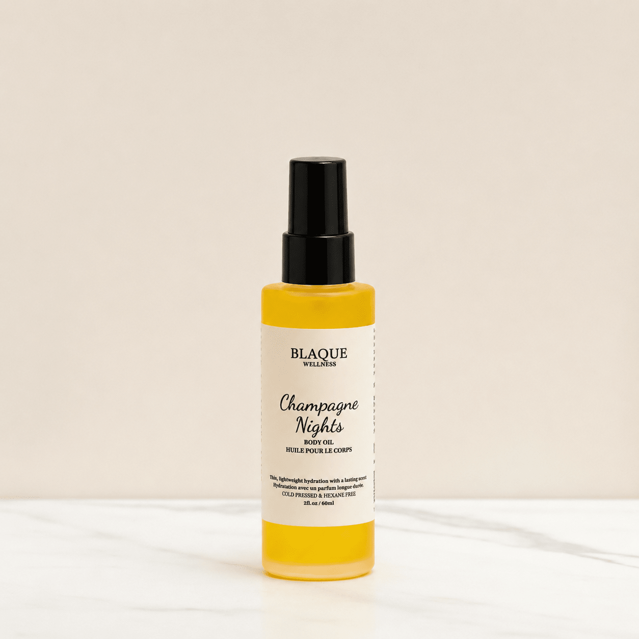 Champagne Nights (Scented Body Oil) - Luxurious & Long - Lasting - Blaque Wellness