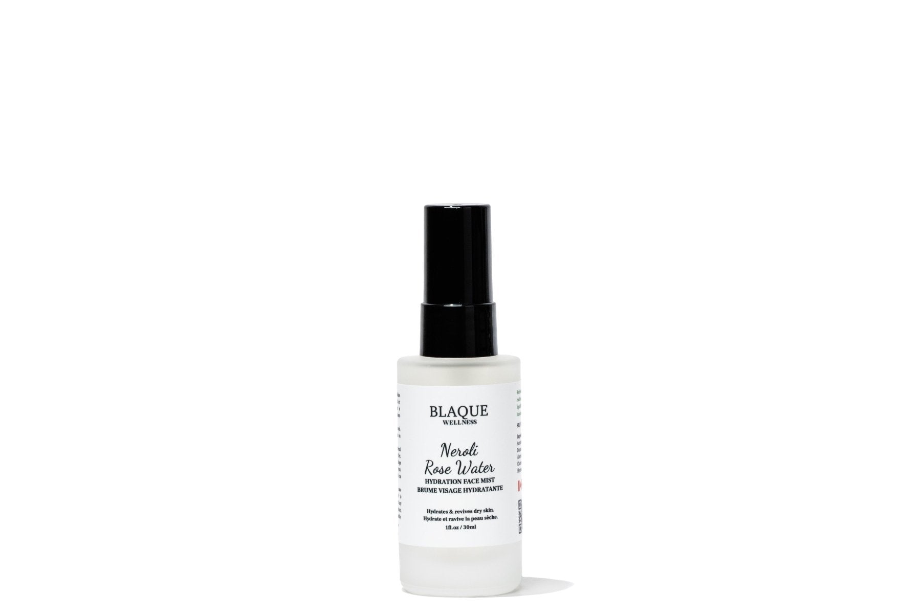 Neroli Rose Water Face Mist - Instant Hydration & Glow - Blaque Wellness