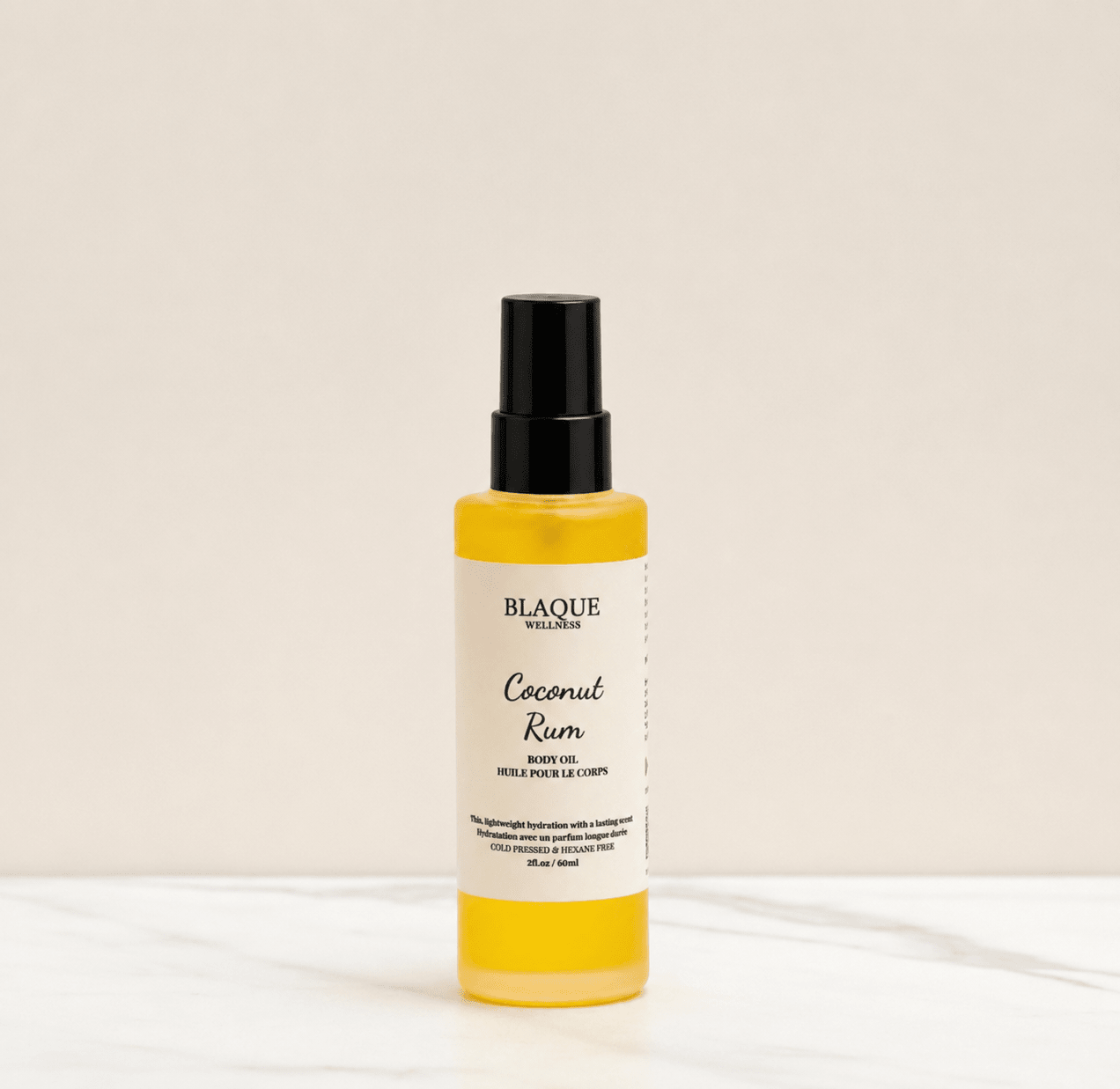 Coconut Rum (Scented Body Oil) - Luxurious & Long - Lasting - Blaque Wellness