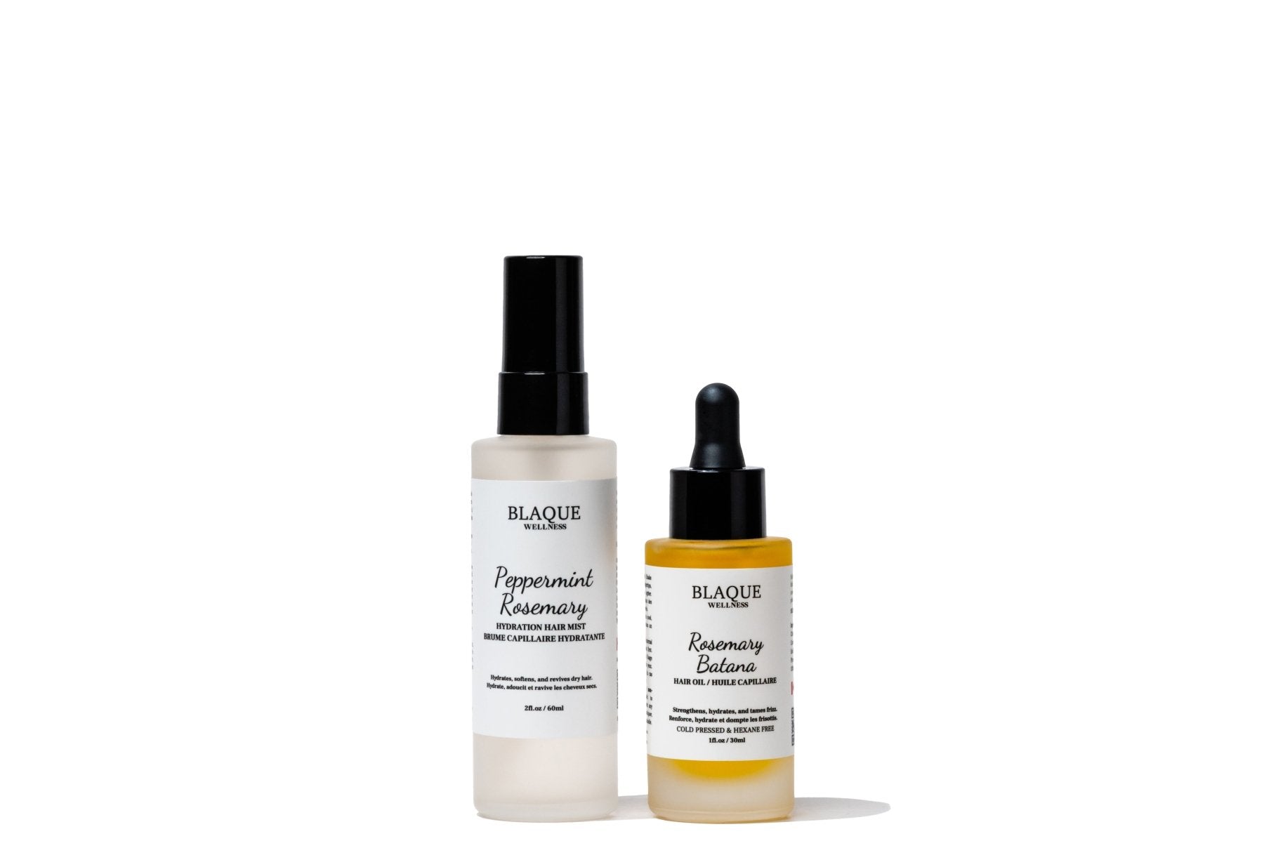 Hair BUNDLE (Rosemary & Peppermint) - Healthy Hair & Scalp - Blaque Wellness