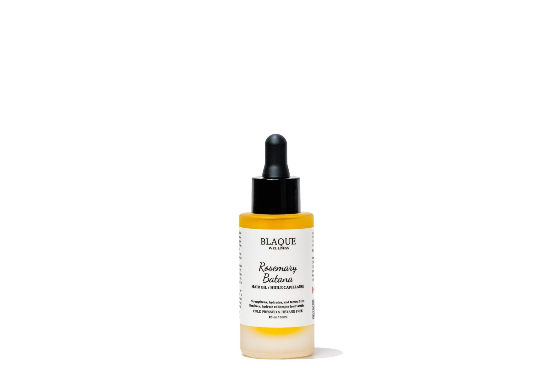 Hair Oil (Peppermint & Rosemary) for Growth & Scalp Nourishment - Blaque Wellness