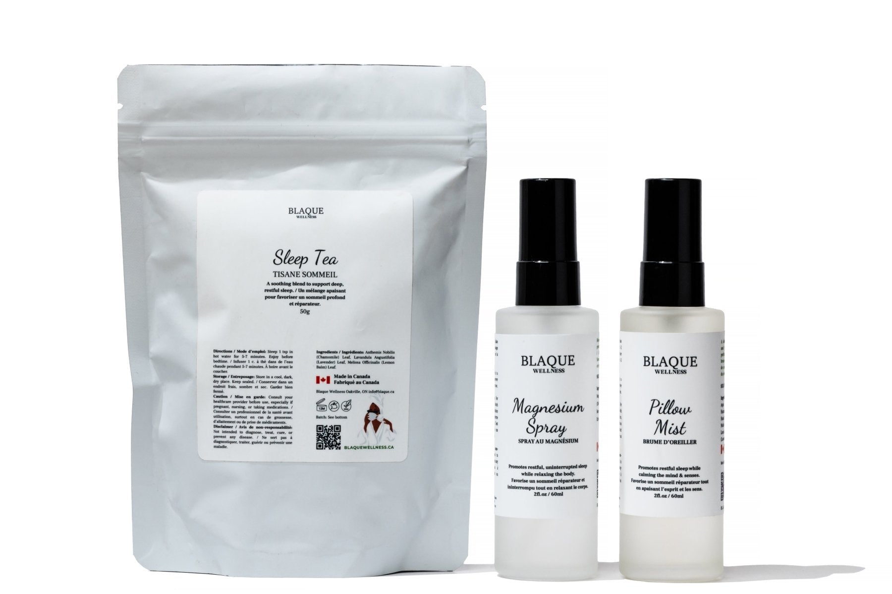 Sleep BUNDLE - Calm Your Mind & Body - Blaque Wellness